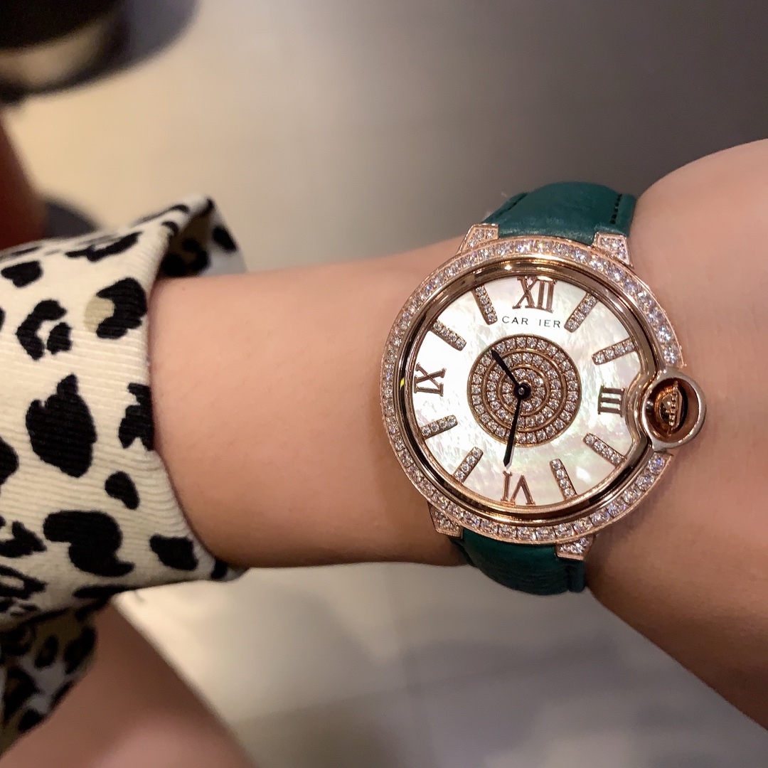 [TOP] Cartier Watch 36 mm -  Green