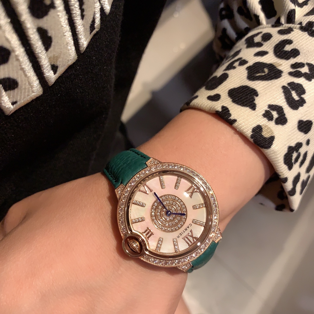 [TOP] Cartier Watch 36 mm -  Green