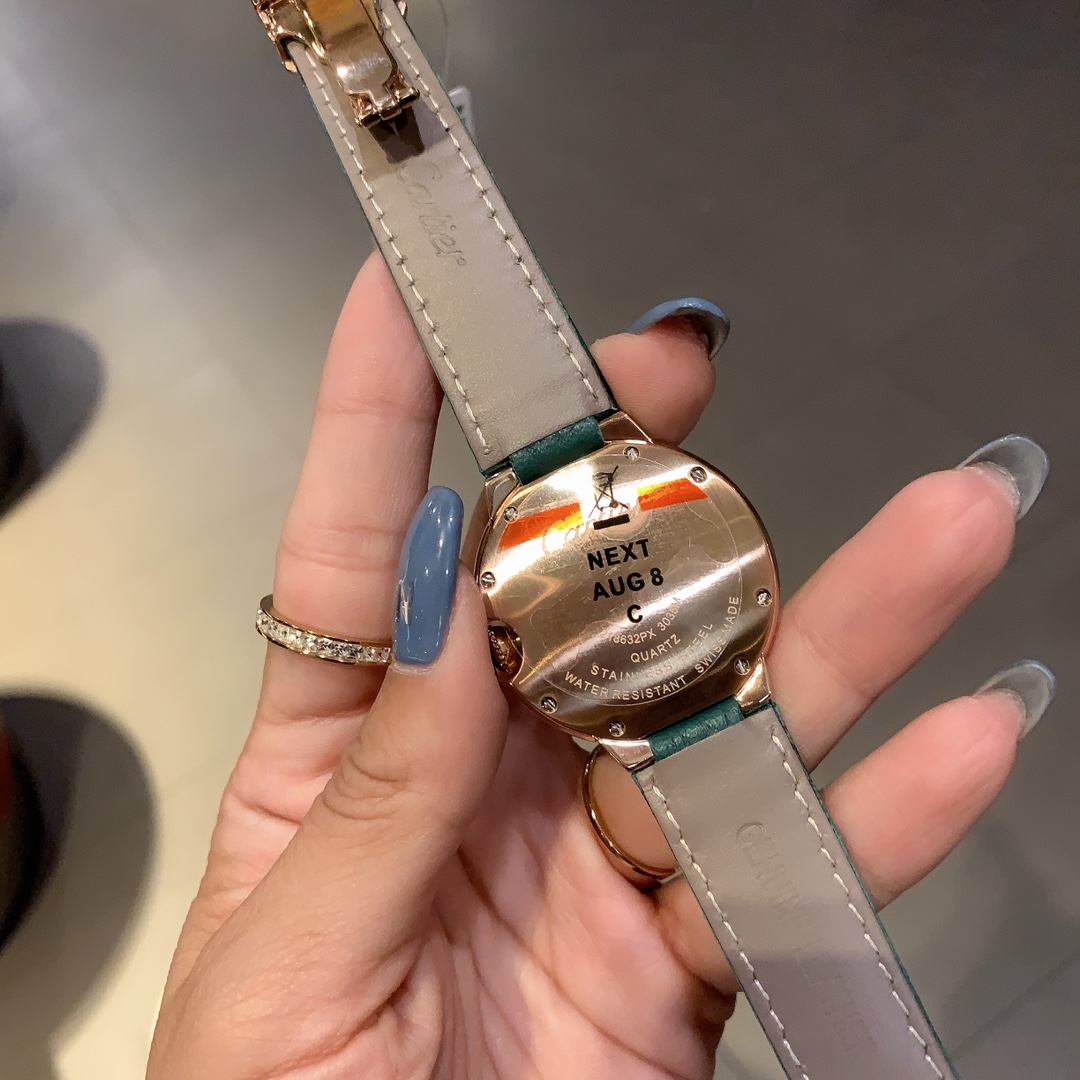 [TOP] Cartier Watch 36 mm -  Green