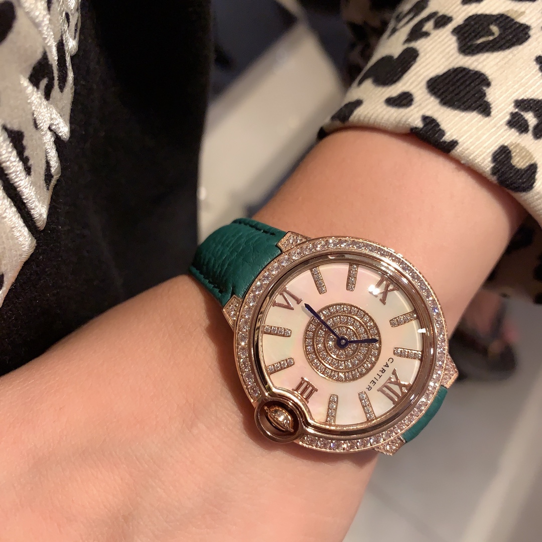 [TOP] Cartier Watch 36 mm -  Green