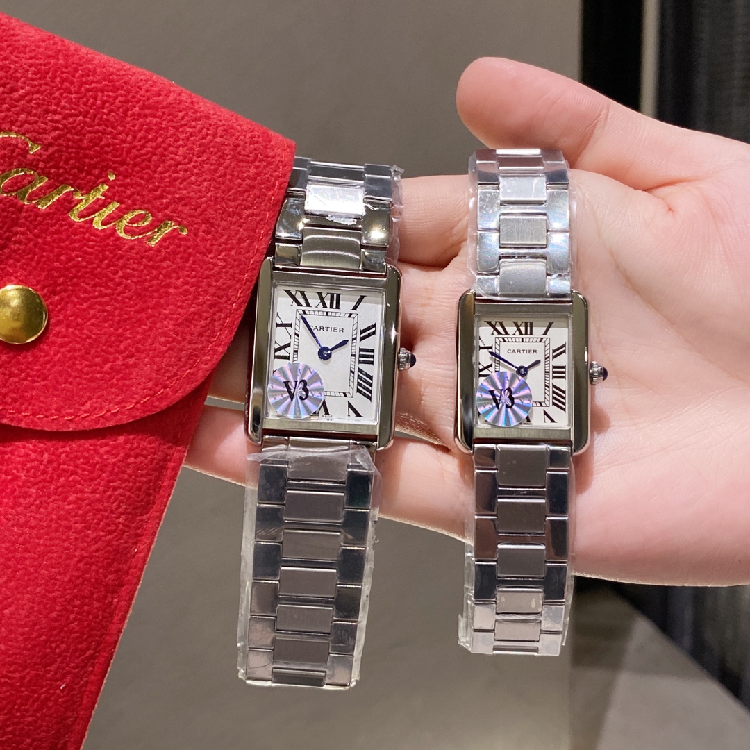 [TOP] Cartier Kadiya Tank Tant Must Watch - 2 Color
