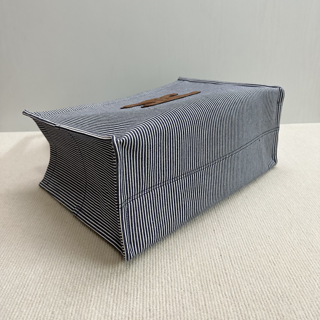 [TOP] CELINE Cabas Large Tote Bag 40x30x16cm - Blue