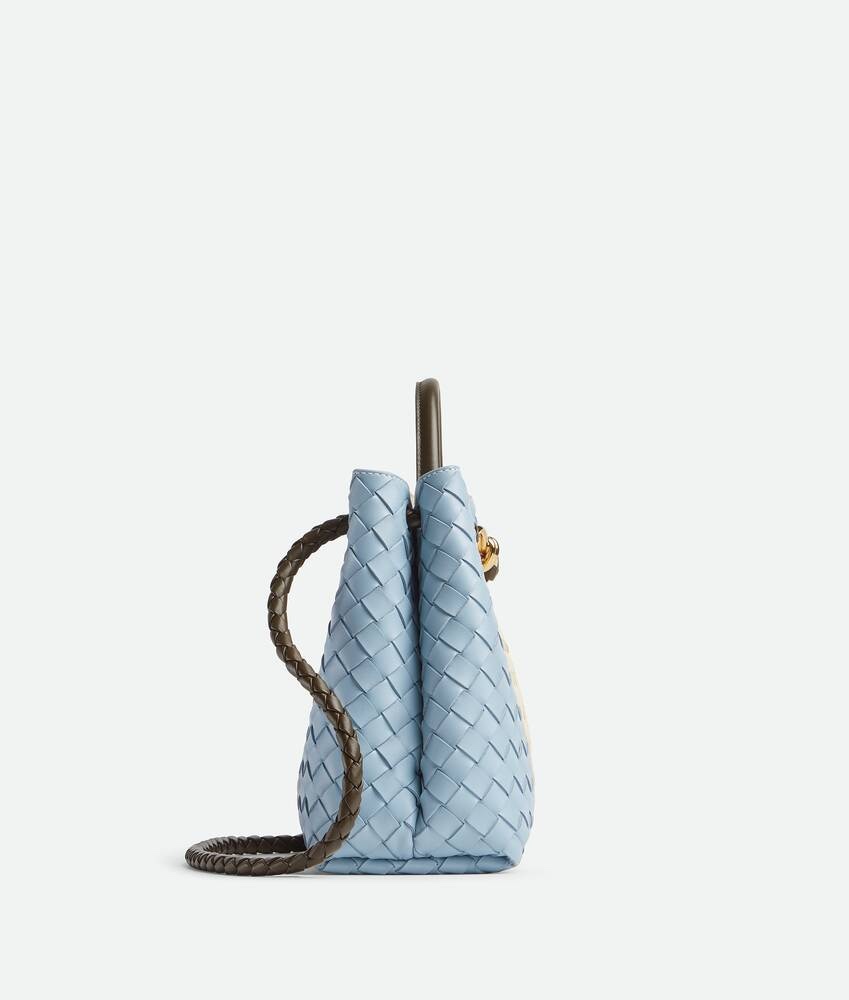 [TOP] Bottega Veneta BV Andiamo Bag 32x24x12cm - Blue & White