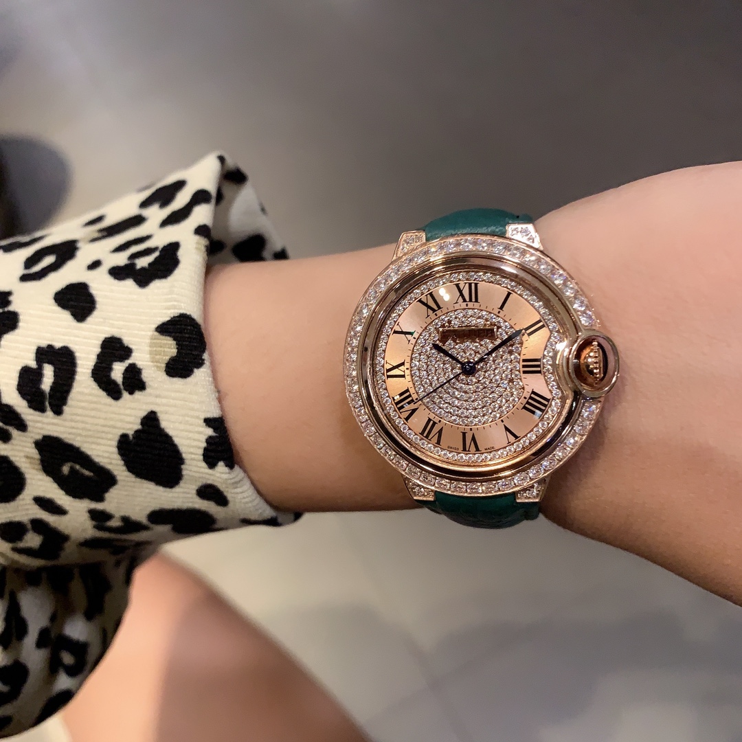 [TOP] Cartier Watch 36 mm -  Green