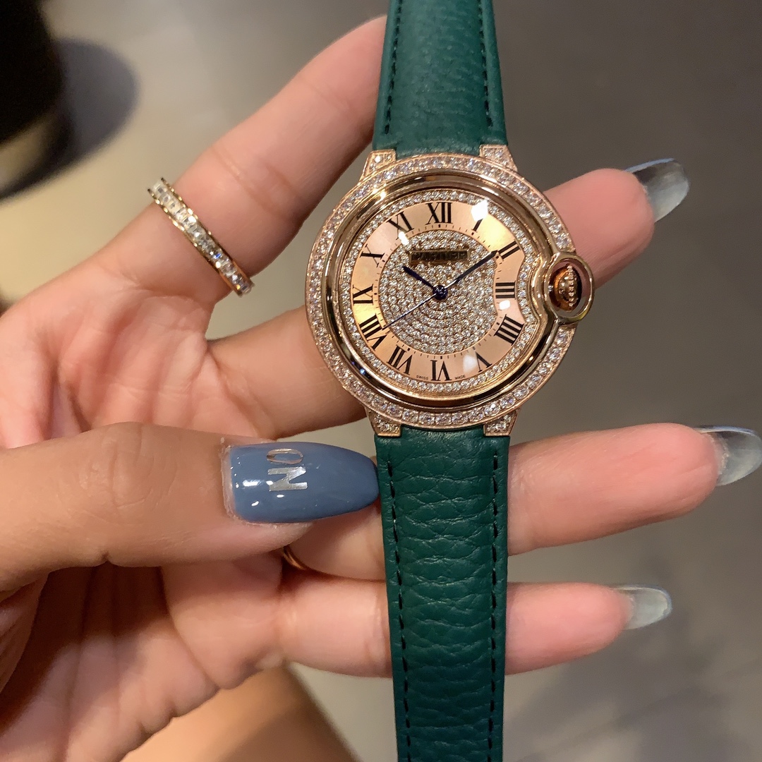 [TOP] Cartier Watch 36 mm -  Green