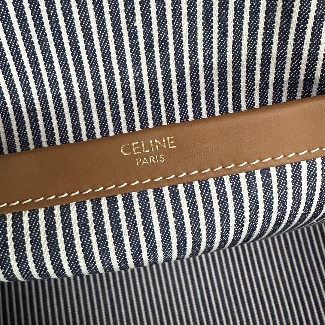 [TOP] CELINE Cabas Large Tote Bag 40x30x16cm - Blue