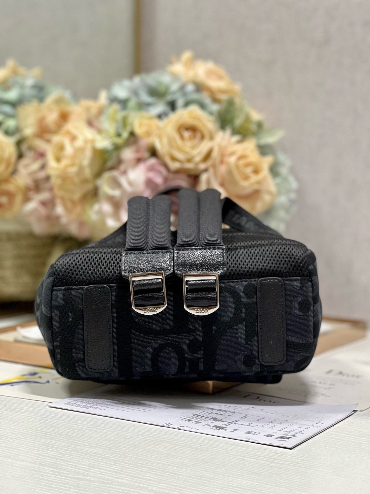 [TOP] Christian Dior  Dior Travel Backpack 23.5×11×32CM/30×42×15CM -Black