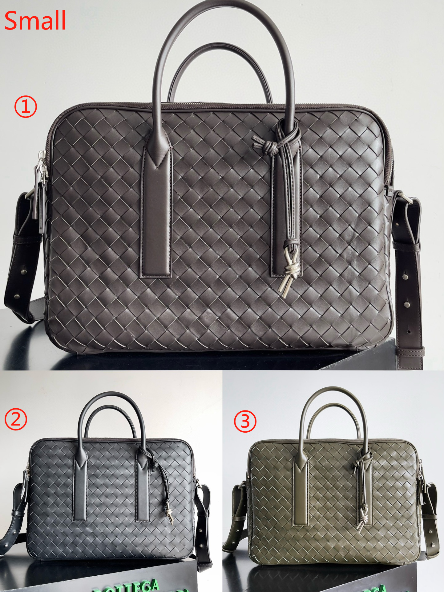 [TOP] Bottega Veneta BV Crossbody Bag 39x28.5x8cm/43x33x19cm - 3 Color