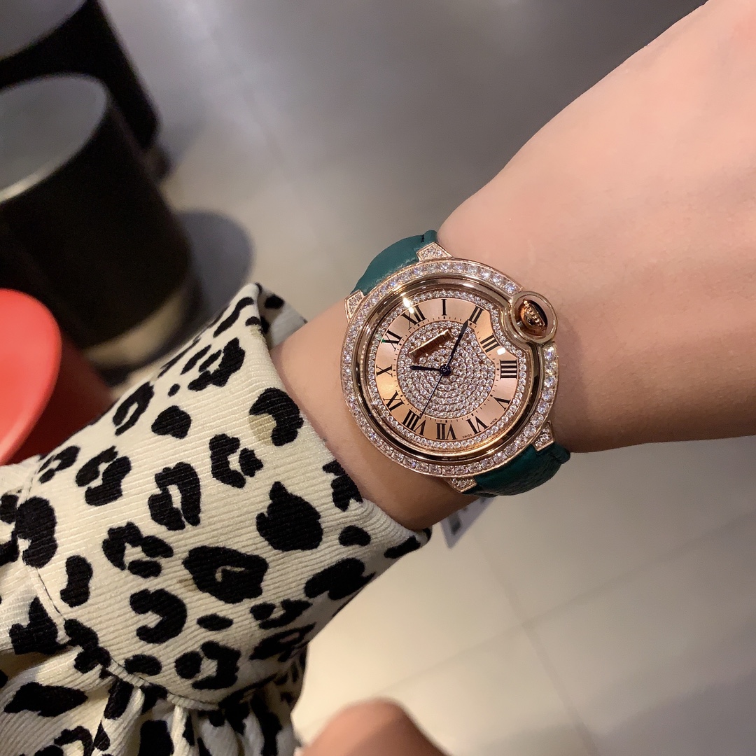 [TOP] Cartier Watch 36 mm -  Green