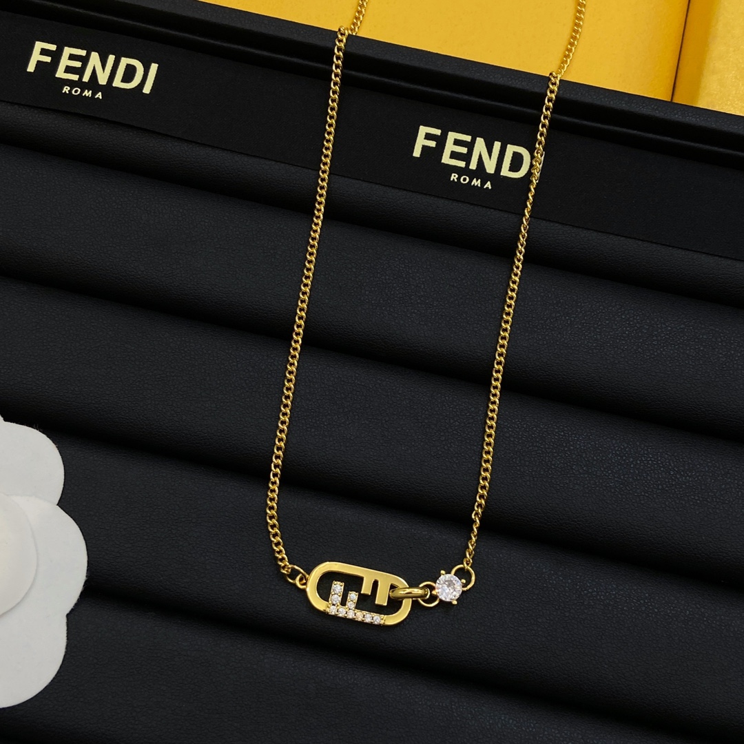 [TOP] FENDI FF Necklace - 2 Colour