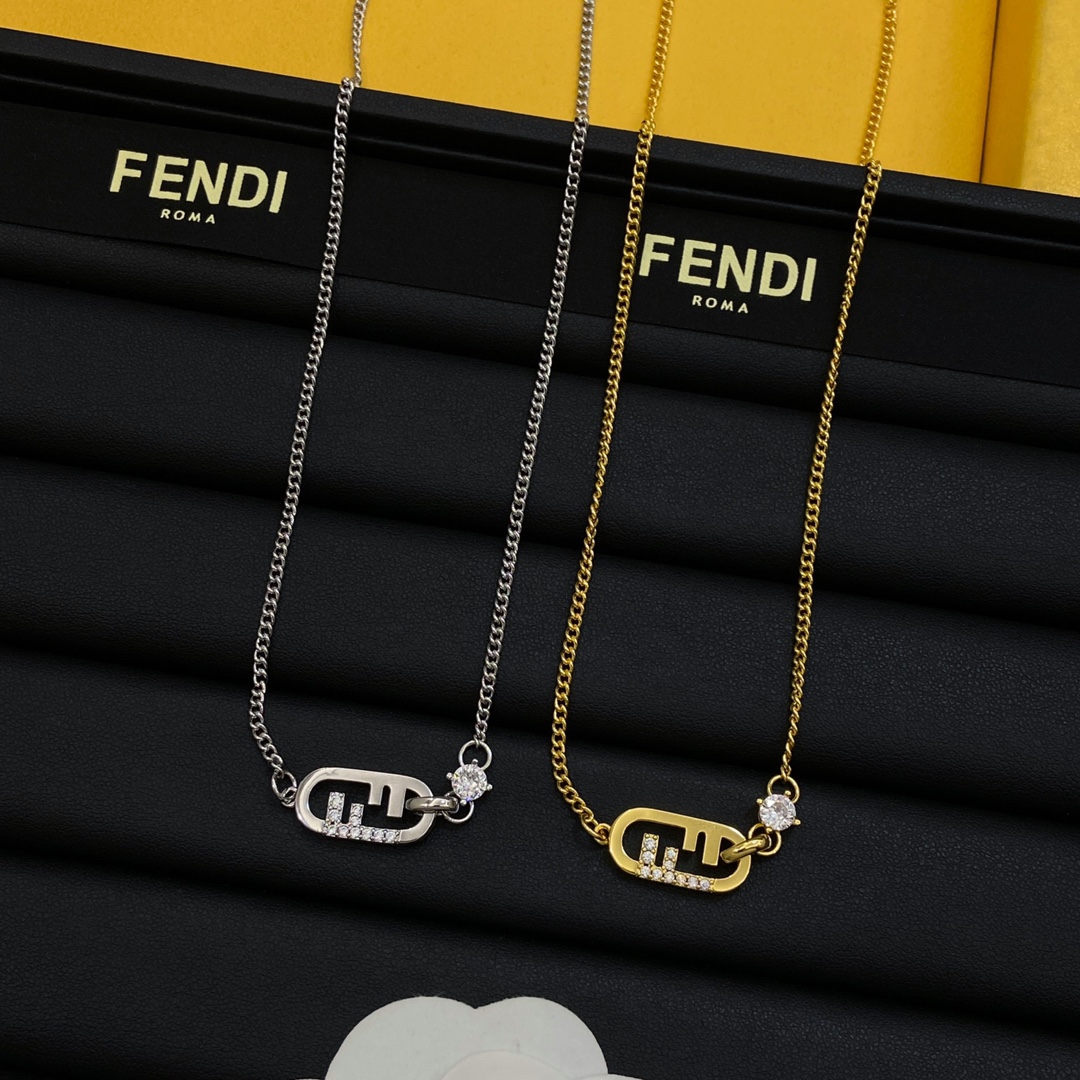 [TOP] FENDI FF Necklace - 2 Colour