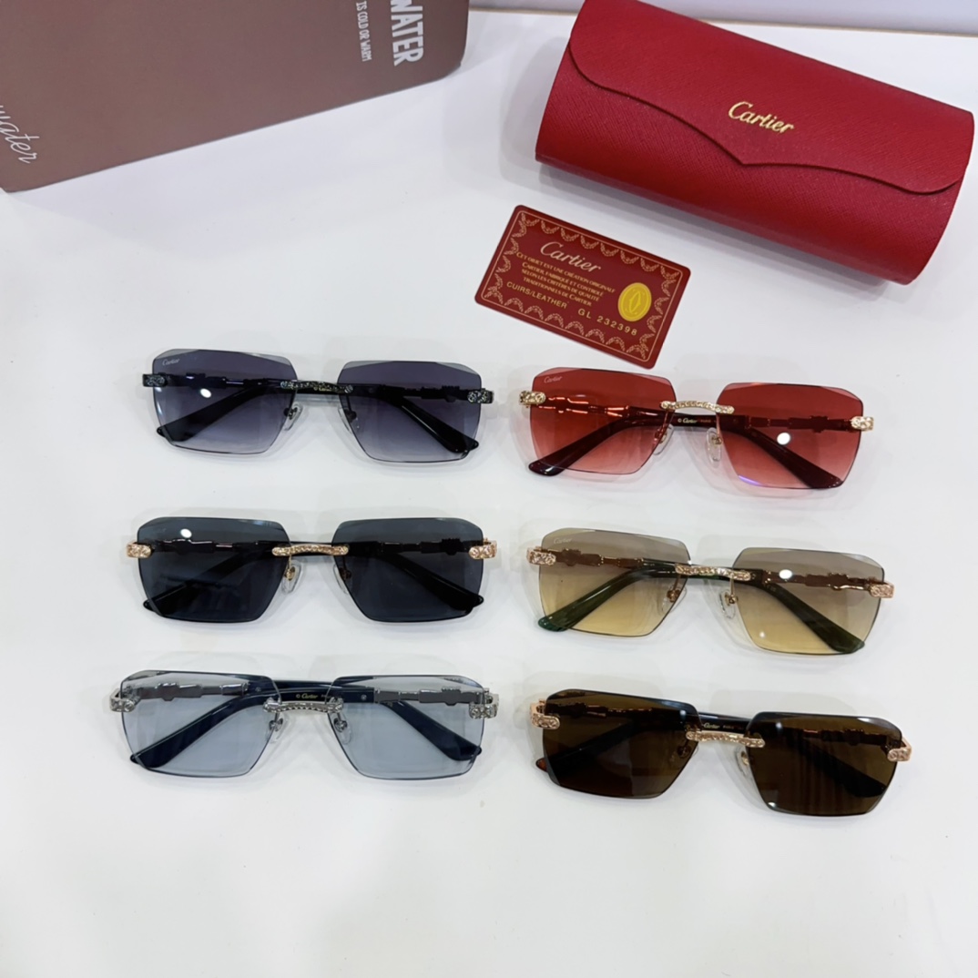 [TOP] Cartier Sunglasses - 6 Color