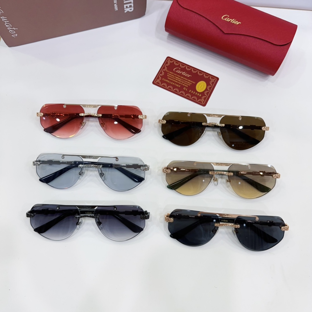 [TOP] Cartier Sunglasses - 6 Color