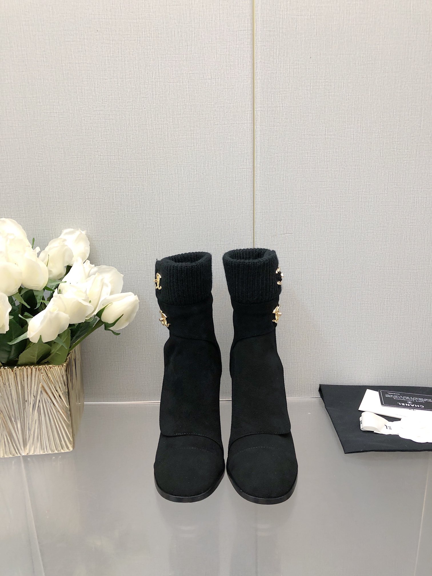 [TOP] CHANEL CC Boots - 4 Color