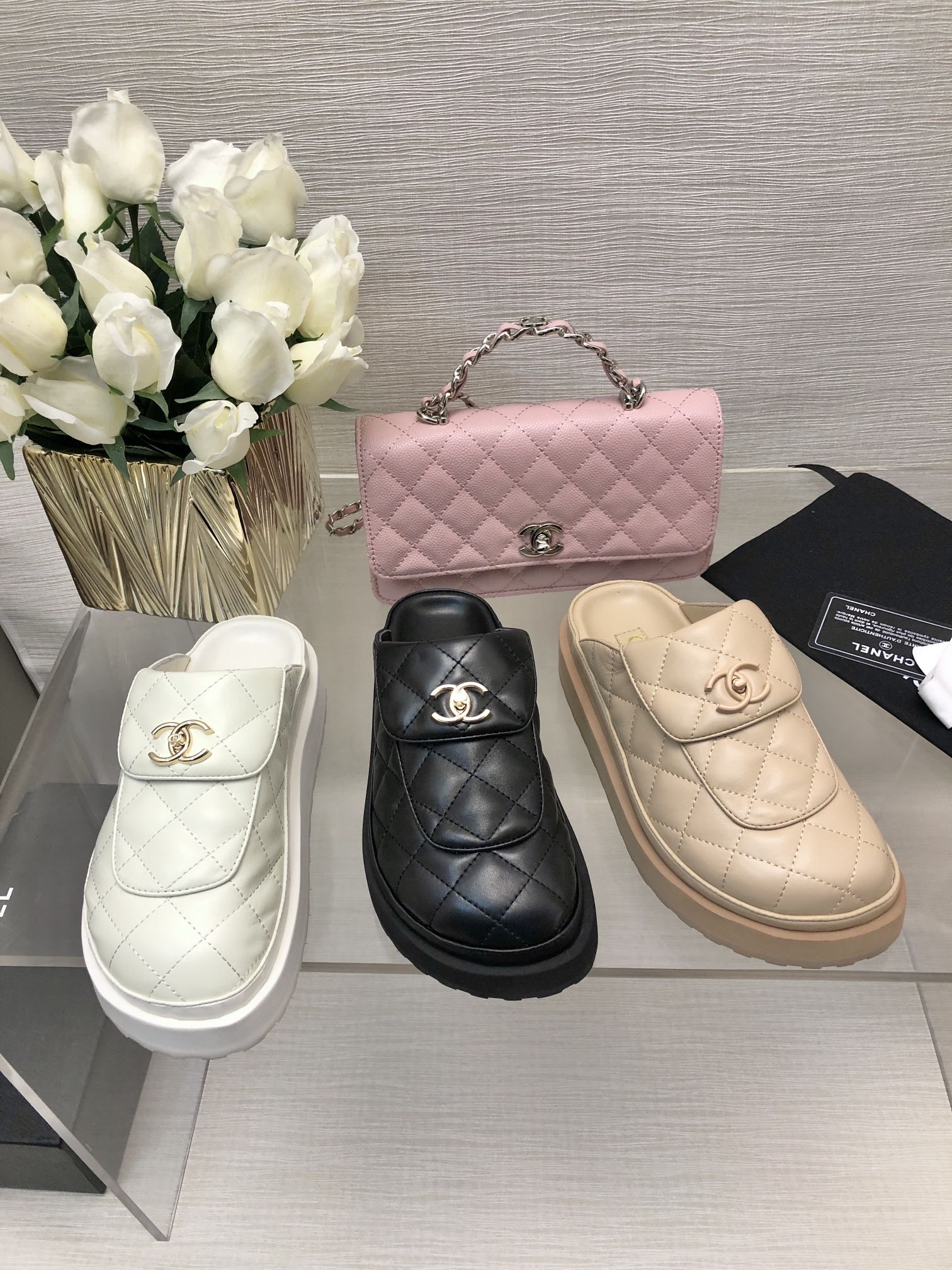 [TOP] CHANEL  Birkenstock Slippers - 3 Color