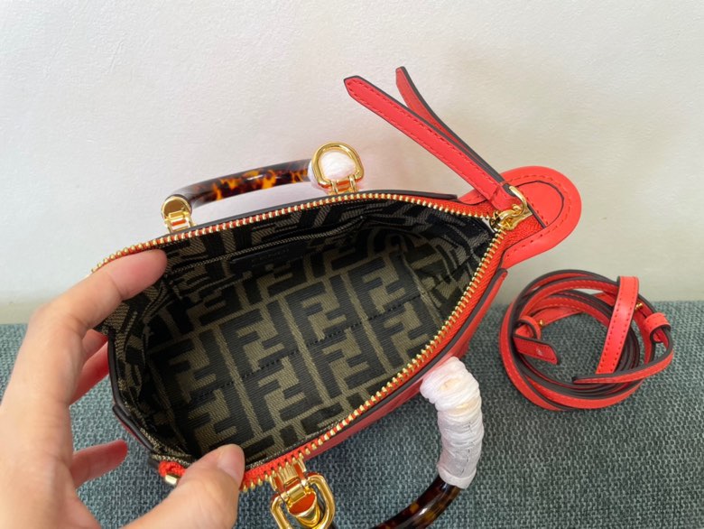 [TOP] FENDI Mini ByThe Way Boston Bags 17x18x8cm