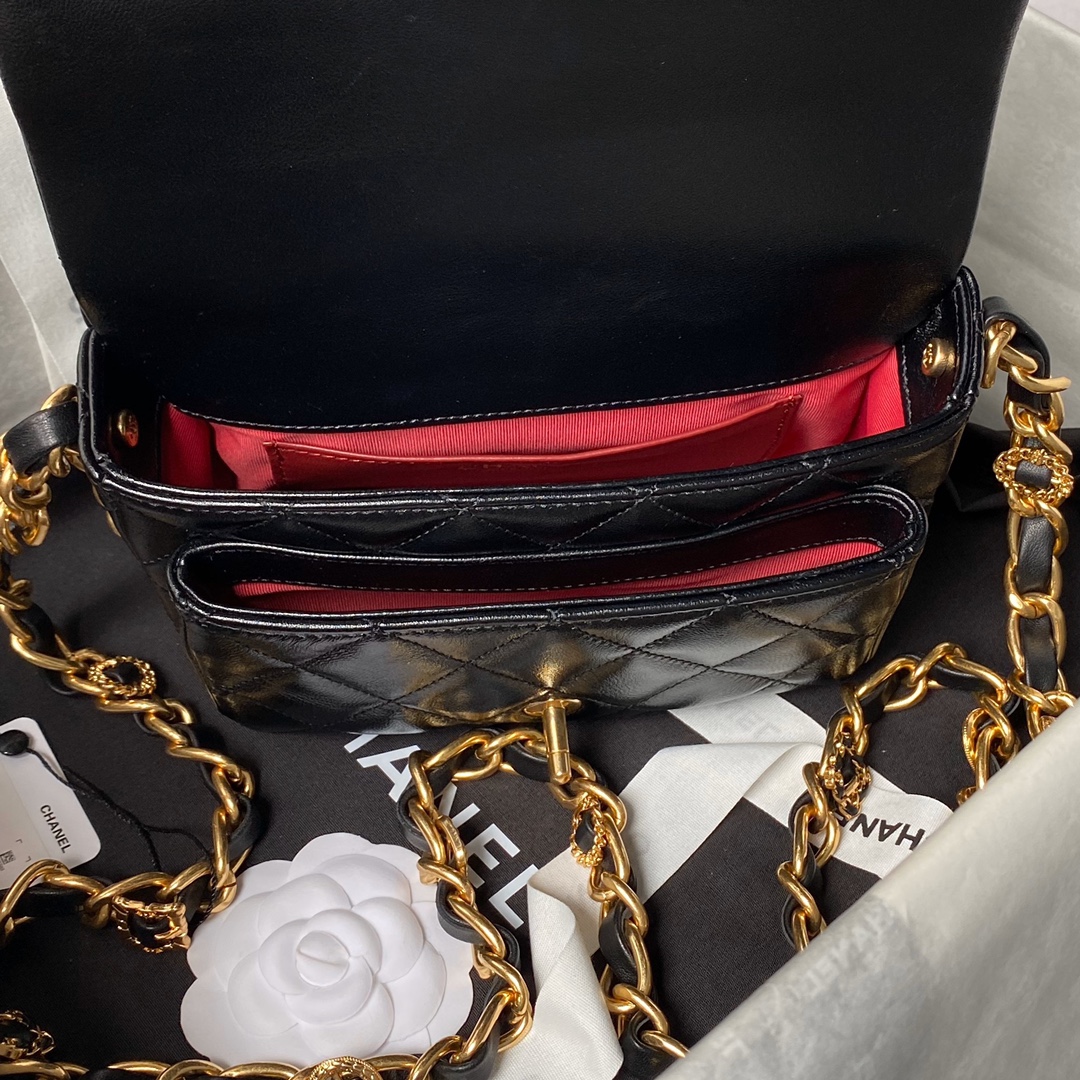 [TOP] CHANEL 24A Messenger Bag 20×20×7cm - 3 Colos