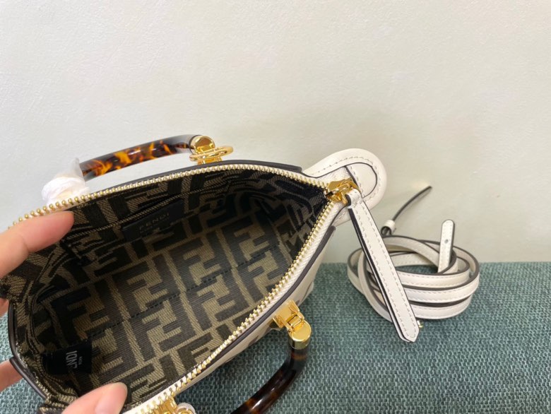 [TOP] FENDI Mini ByThe Way Boston Bags 17x18x8cm