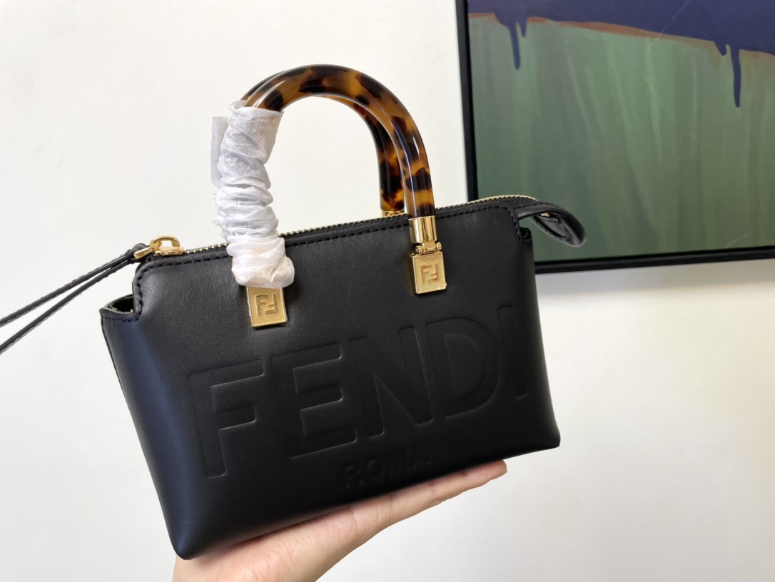 [TOP] FENDI Mini ByThe Way Boston Bags 17x18x8cm
