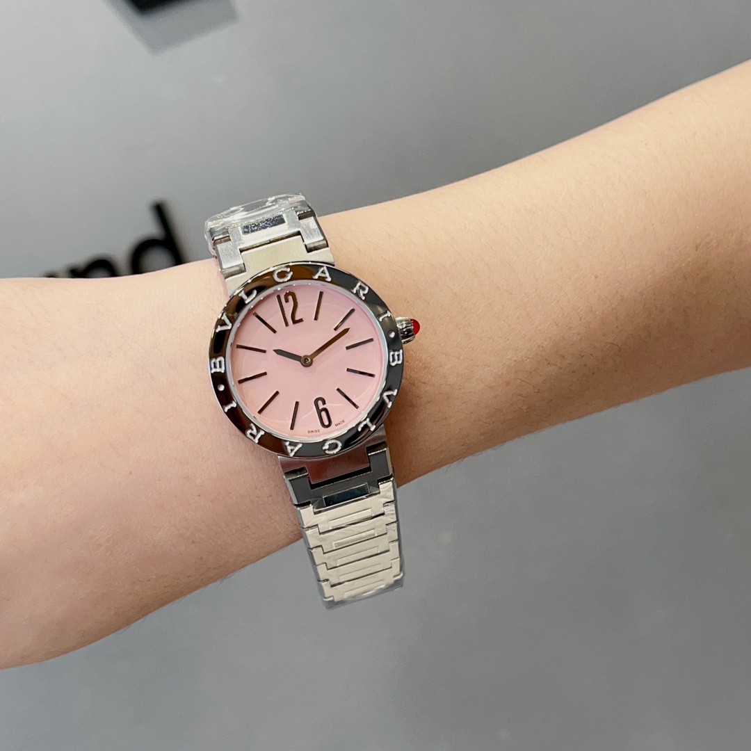 [TOP] BVLGARI Watch 33mm - Pink