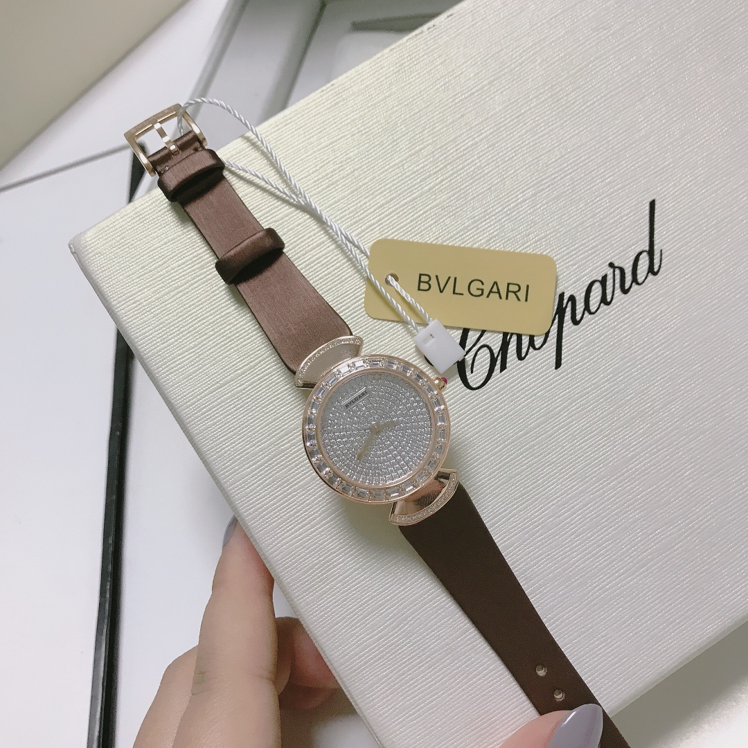 [Top] BVLGARI DIVAS'DREAM Watches with Diamond 30mm/39mm - Brown