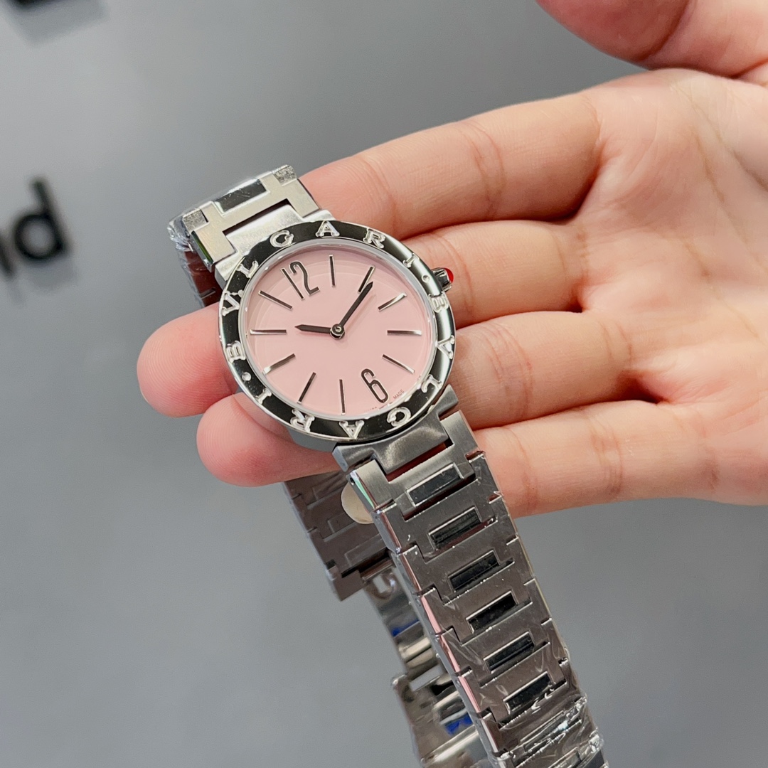 [TOP] BVLGARI Watch 33mm - Pink