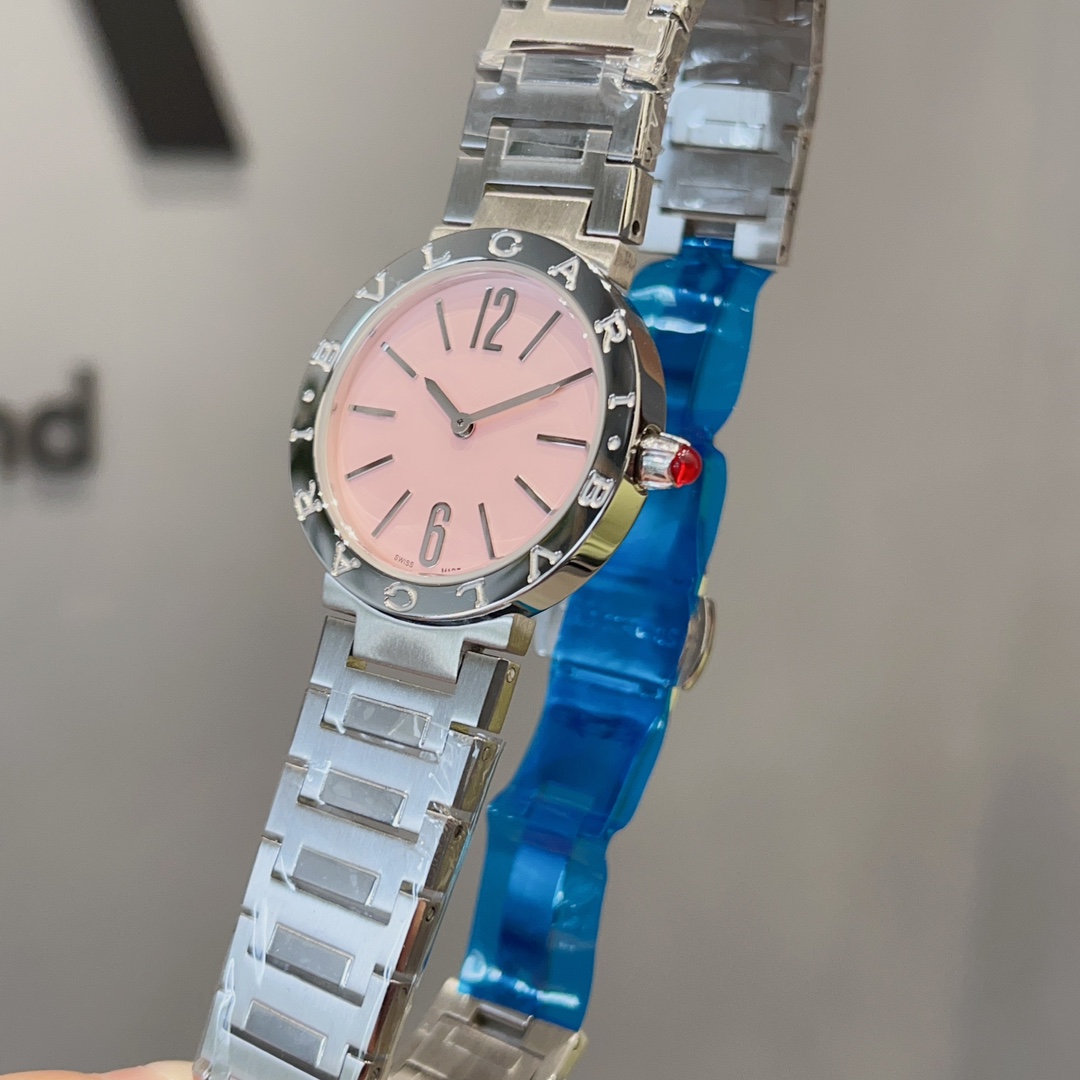 [TOP] BVLGARI Watch 33mm - Pink