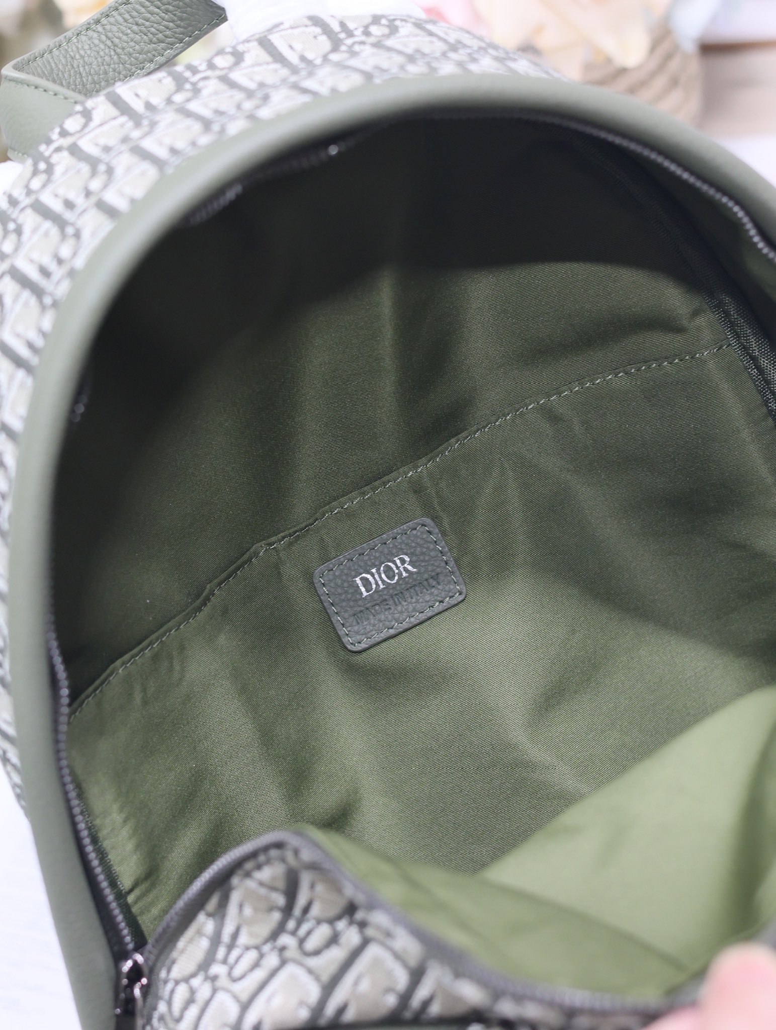 [TOP] Christian Dior  Backpack 30×42×15CM -Army Green