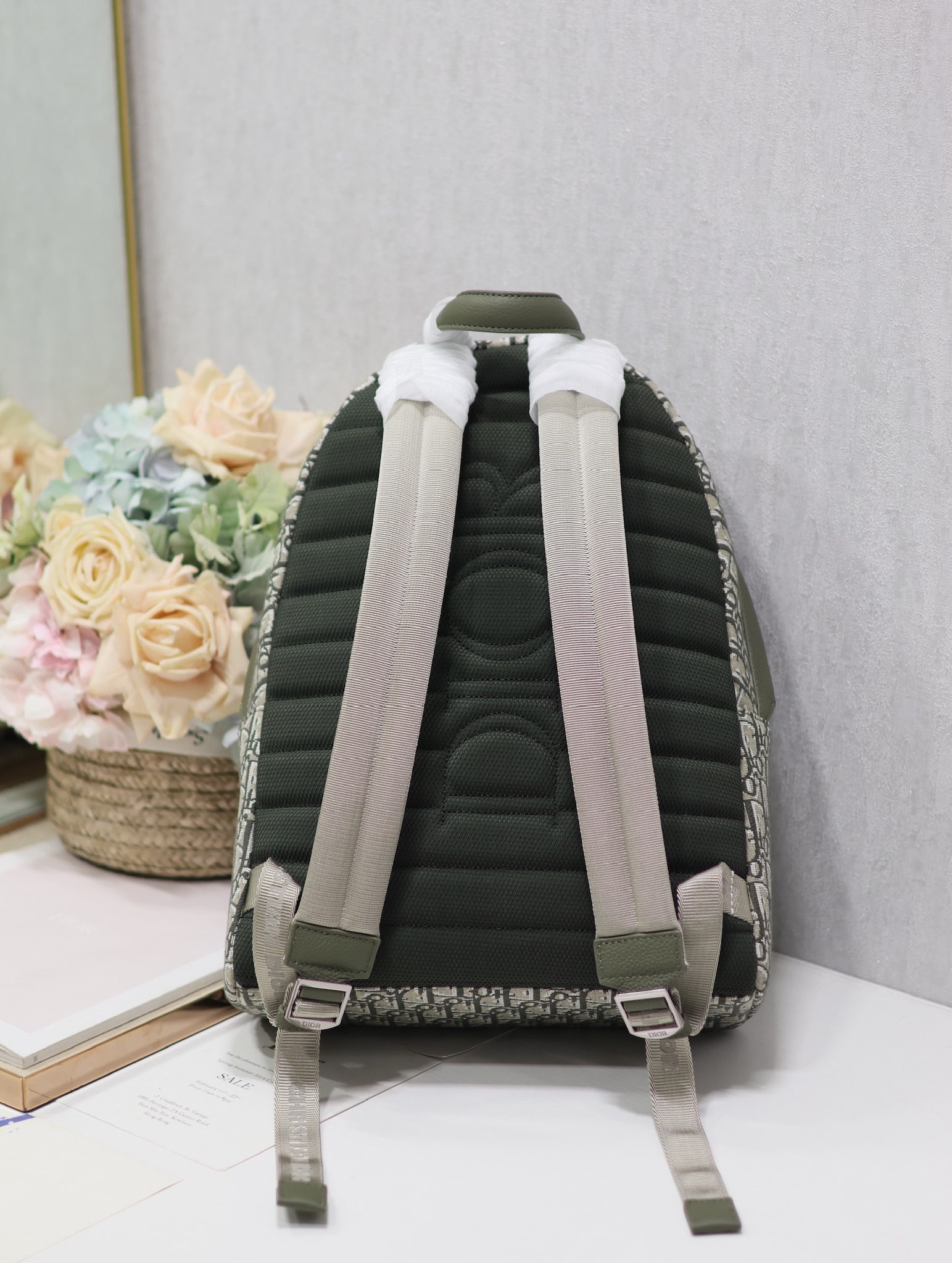[TOP] Christian Dior  Backpack 30×42×15CM -Army Green