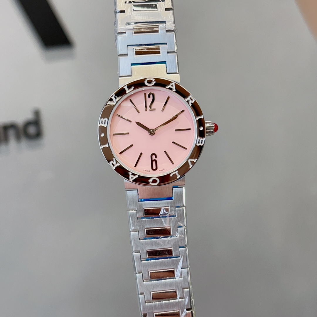 [TOP] BVLGARI Watch 33mm - Pink
