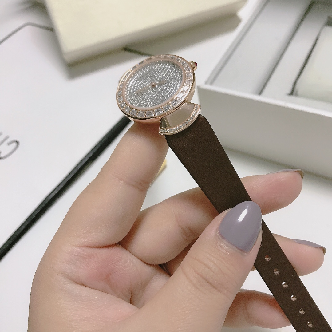 [Top] BVLGARI DIVAS'DREAM Watches with Diamond 30mm/39mm - Brown