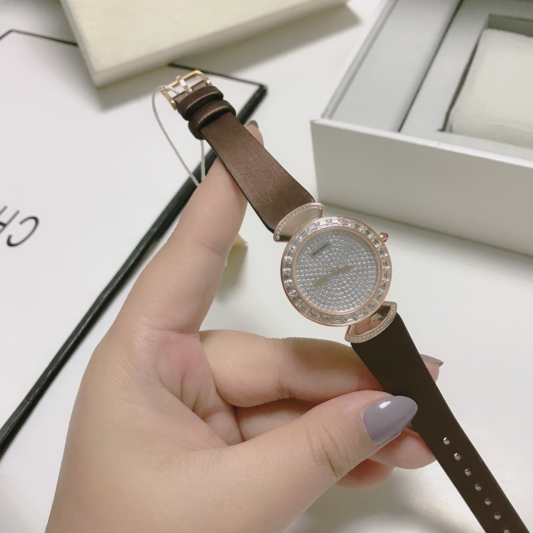 [Top] BVLGARI DIVAS'DREAM Watches with Diamond 30mm/39mm - Brown