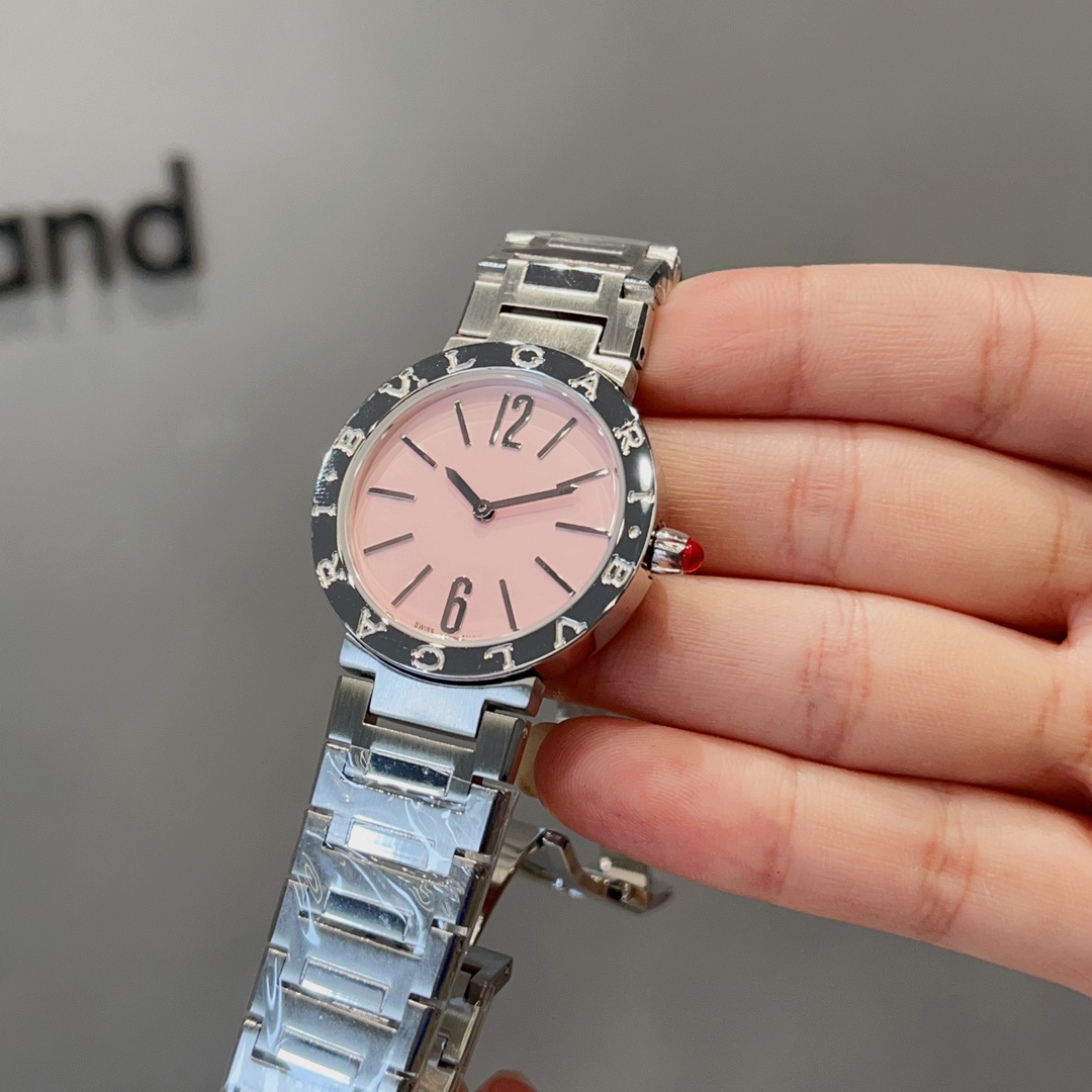 [TOP] BVLGARI Watch 33mm - Pink