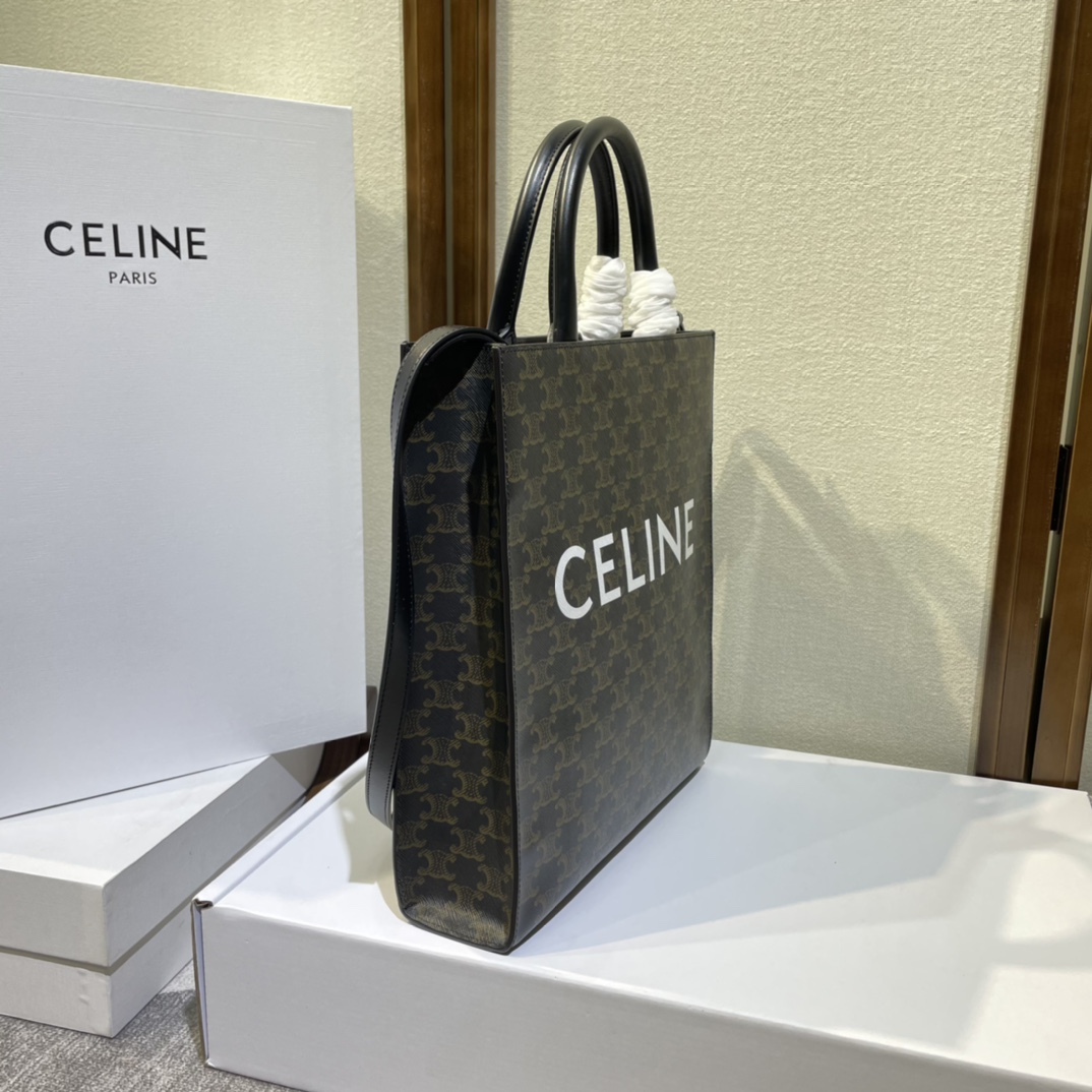 [TOP] CELINE Cabas Bags Printed Tote Bag 32X29X8CM - 3 Colour
