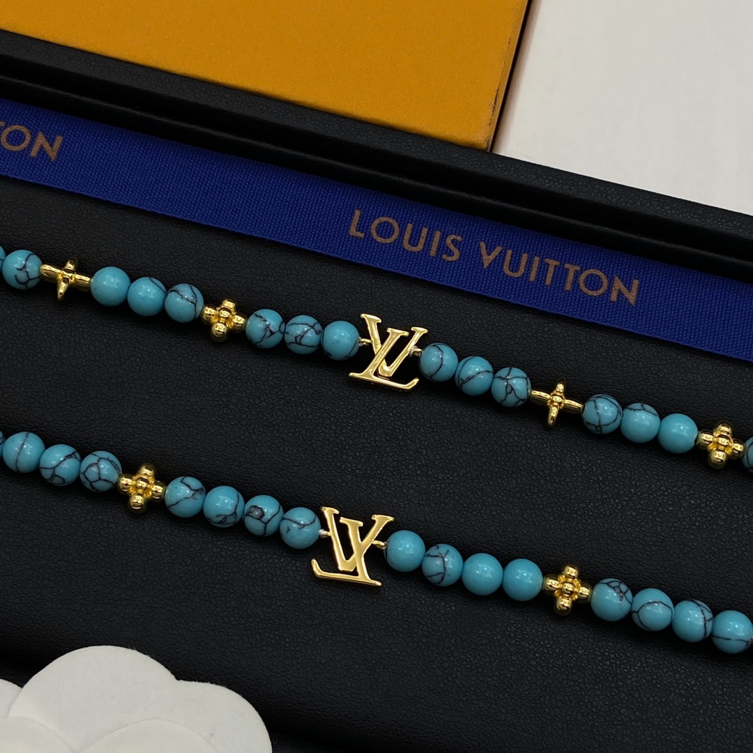 [TOP] Louis Vuitton LV Necklaces + Bracelets - 3 Colour
