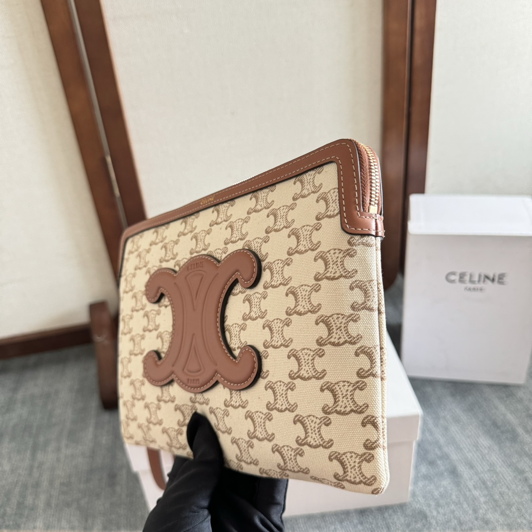 [TOP] CELINE Clutch Bag 25×17.5cm - 4 Colour