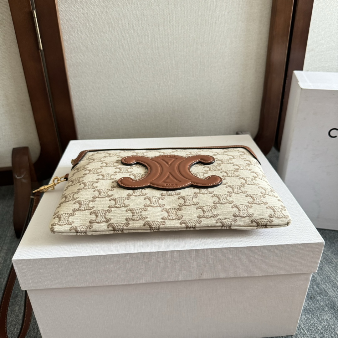 [TOP] CELINE Clutch Bag 25×17.5cm - 4 Colour