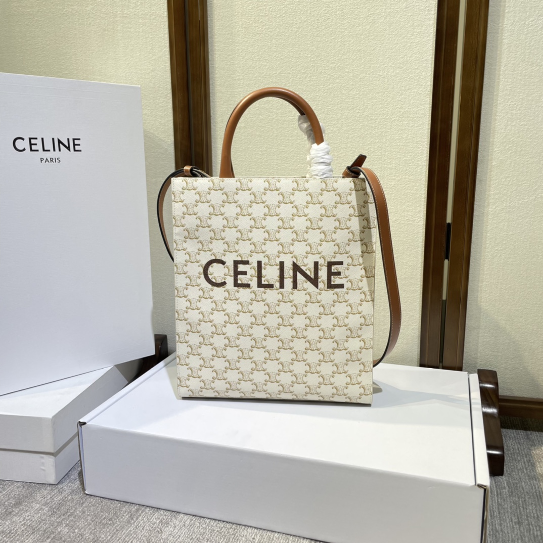[TOP] CELINE Cabas Bags Printed Tote Bag 32X29X8CM - 3 Colour