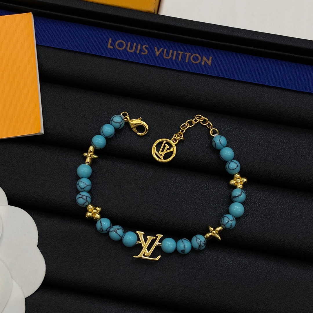 [TOP] Louis Vuitton LV Necklaces + Bracelets - 3 Colour