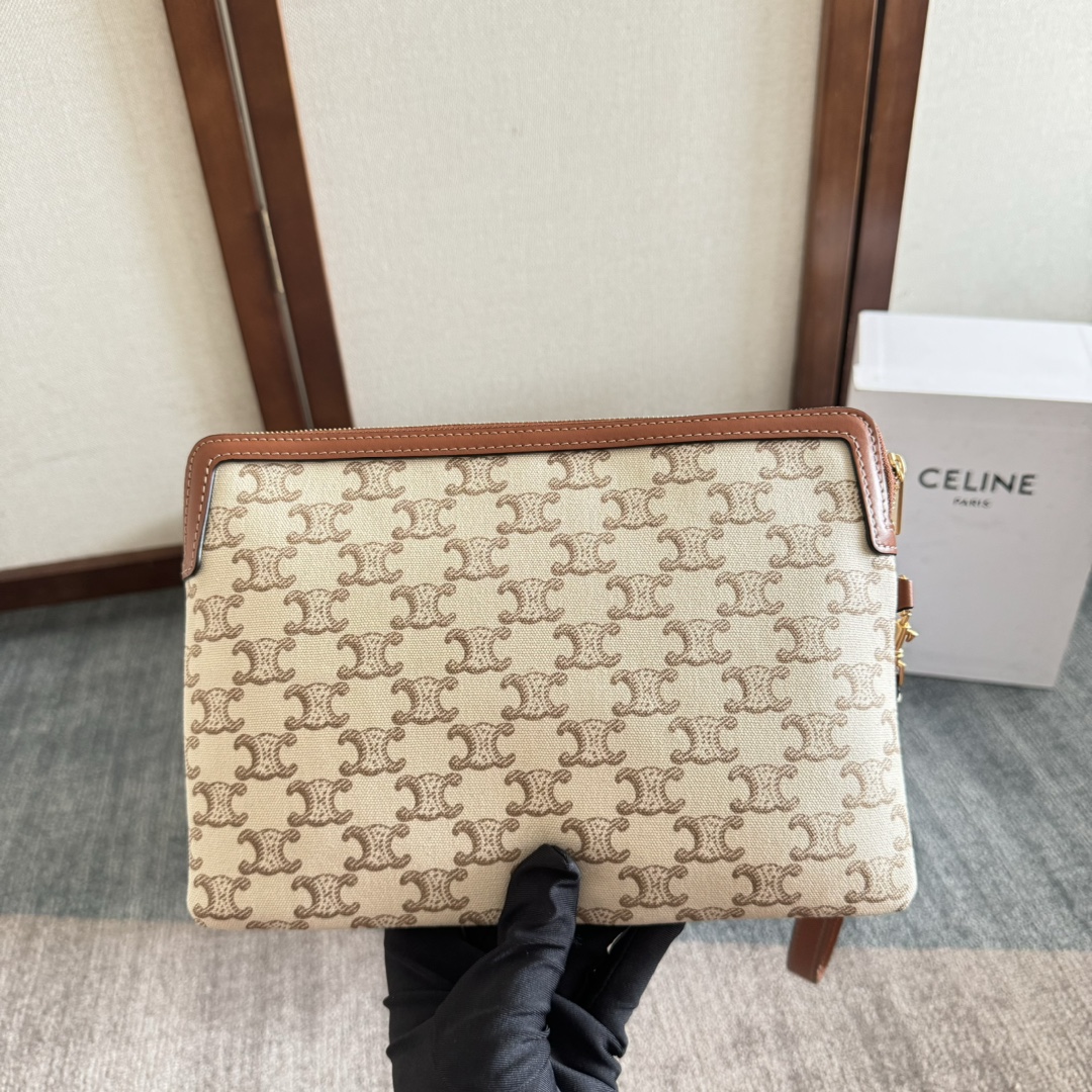 [TOP] CELINE Clutch Bag 25×17.5cm - 4 Colour