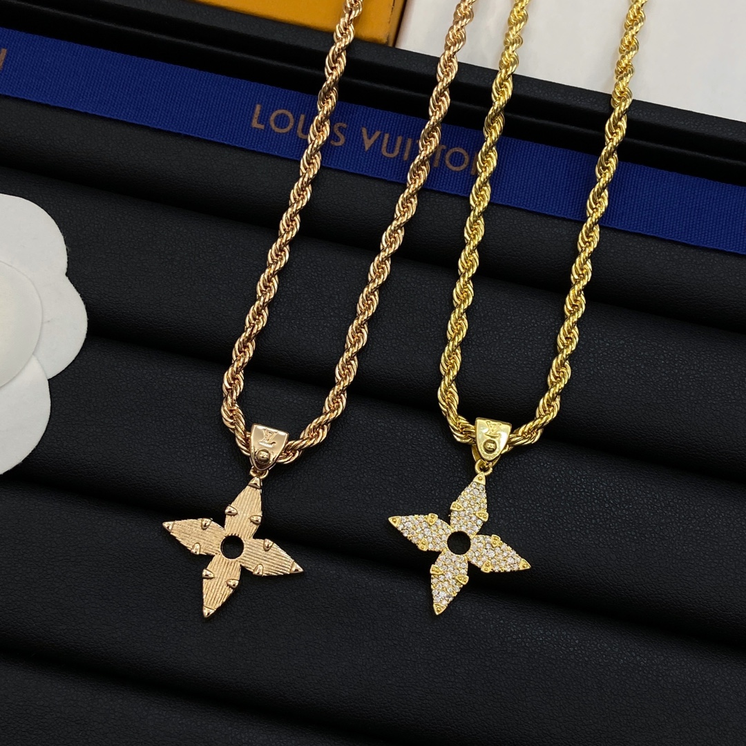 [TOP] Louis Vuitton LV Necklaces - 3 Colour