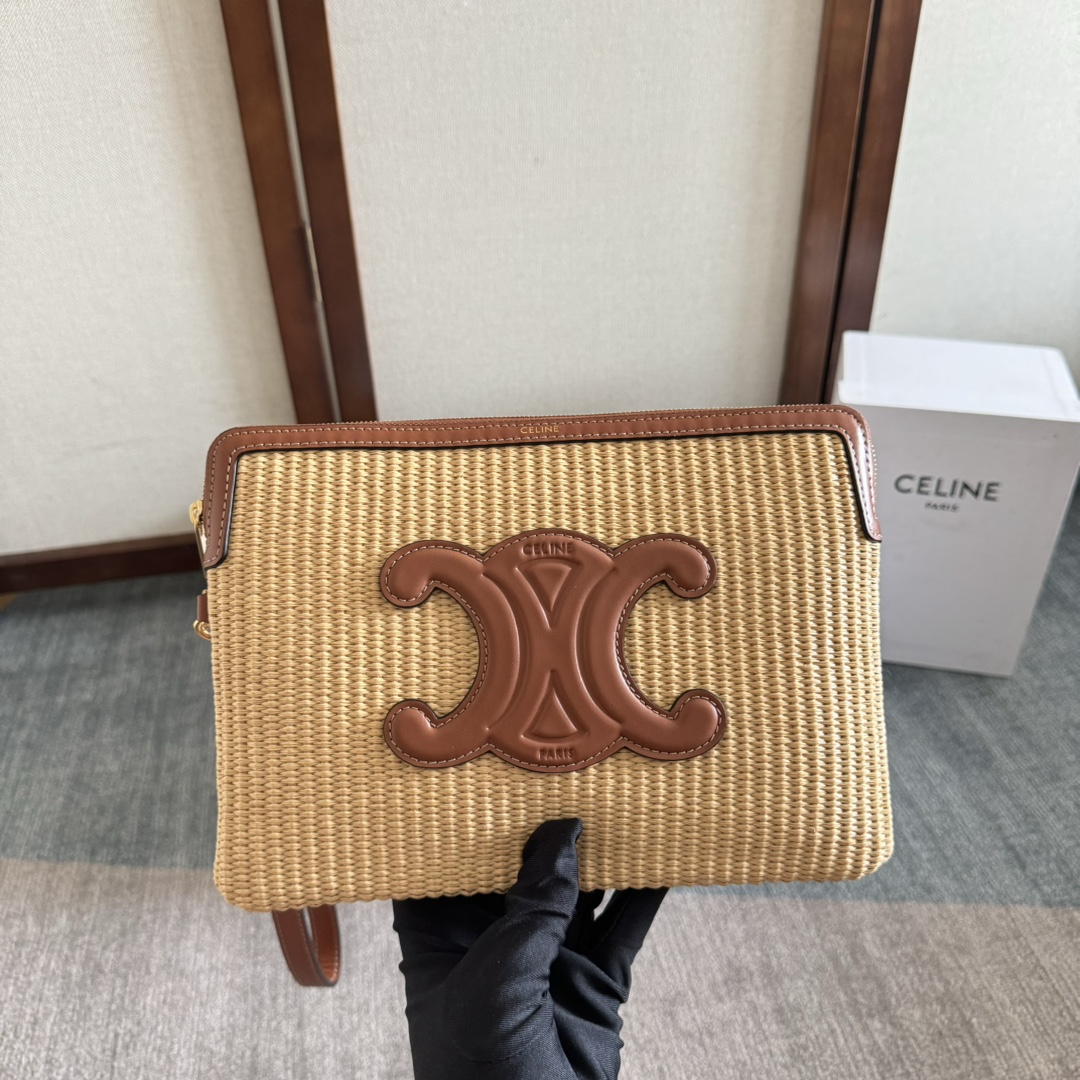 [TOP] CELINE Clutch Bag 25×17.5cm - 4 Colour