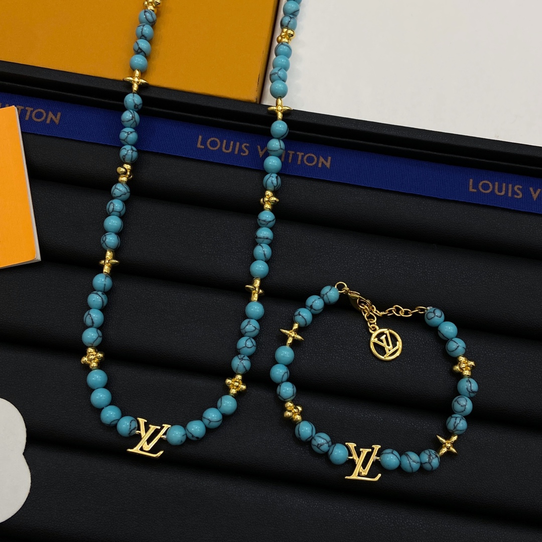 [TOP] Louis Vuitton LV Necklaces + Bracelets - 3 Colour