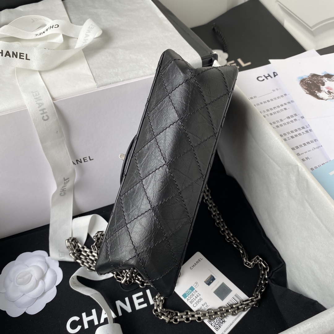 [TOP] CHANEL 2.55 Reissue Bag Small 20cm - Black