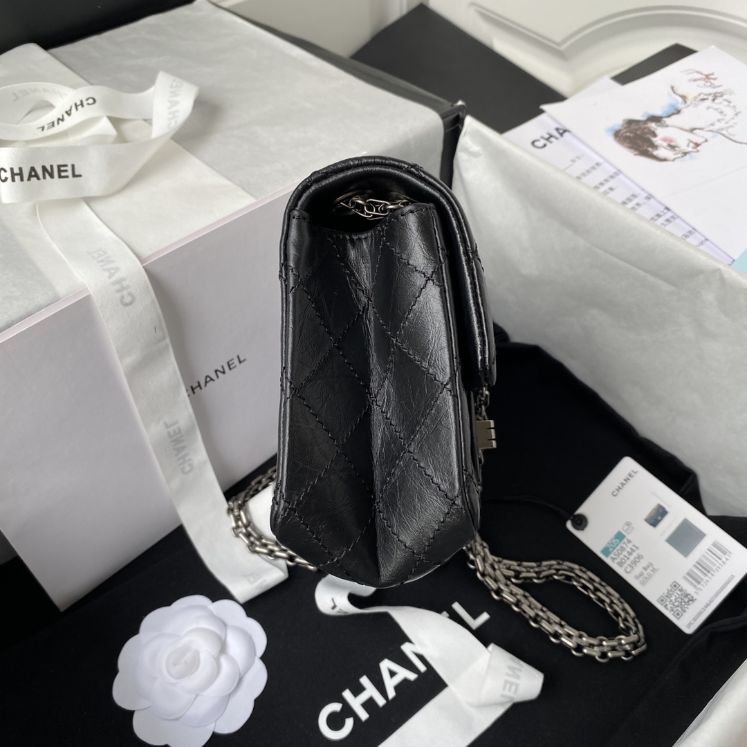 [TOP] CHANEL 2.55 Reissue Bag Small 20cm - Black