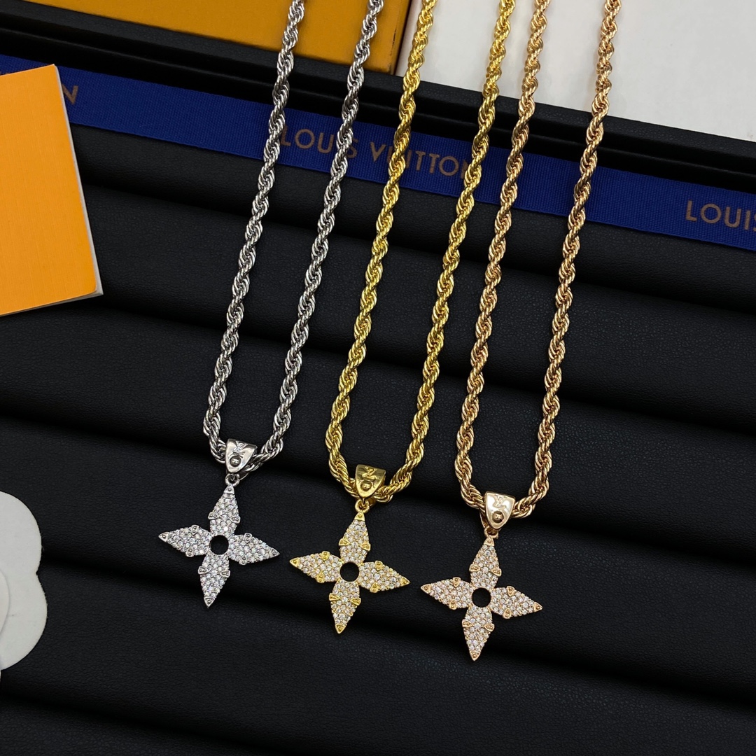 [TOP] Louis Vuitton LV Necklaces - 3 Colour