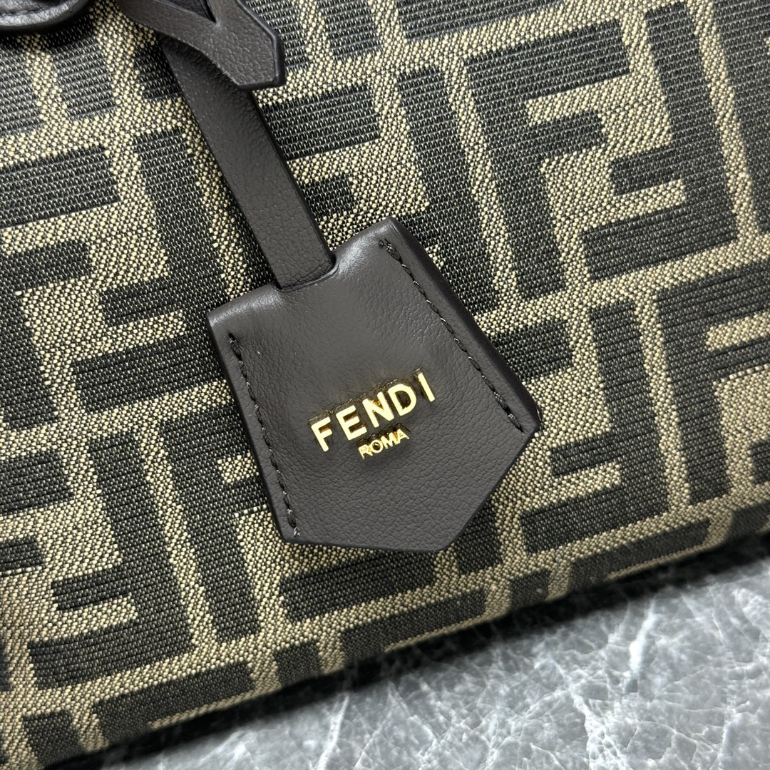 [TOP] FENDI  ByThe Way Soft Bags 29×17×13cm/20×12×9cm-Brown
