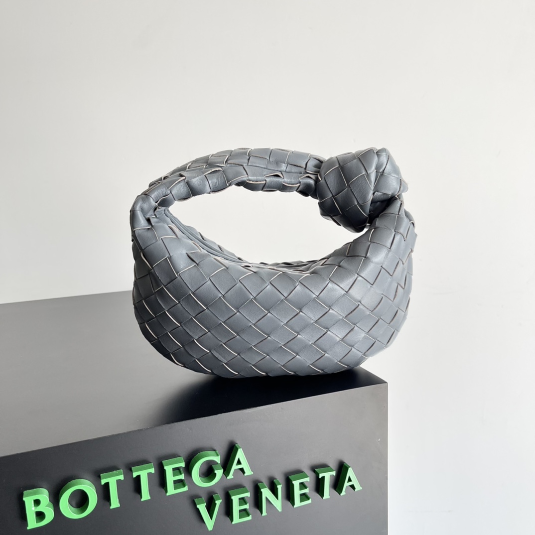 [TOP] Bottega Veneta BV Jodie Bag Teen 23*15*5cm - Haze Blue