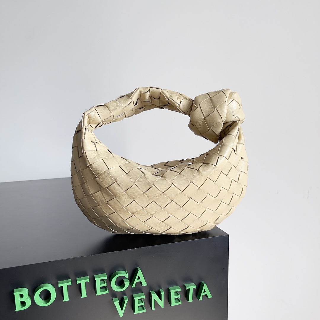 [TOP] Bottega Veneta BV Jodie Bag Teen 23*15*5cm - Beige