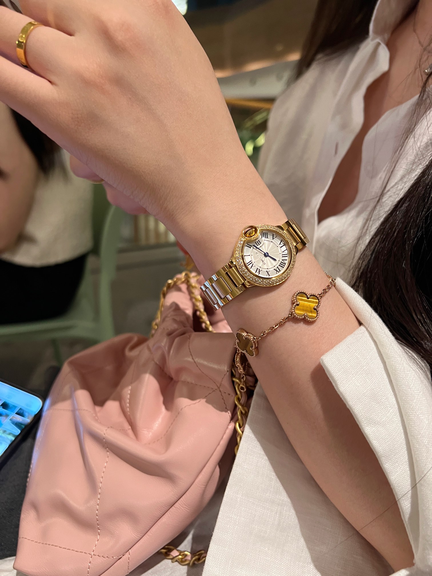 [TOP] Cartier Ballon Bleu de Watch 28mm - Gold